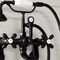 Kingston Brass AE57T0 Wall Mount Tub Faucet with Hand Shower, Matte Black AE57T0 - alternate 6